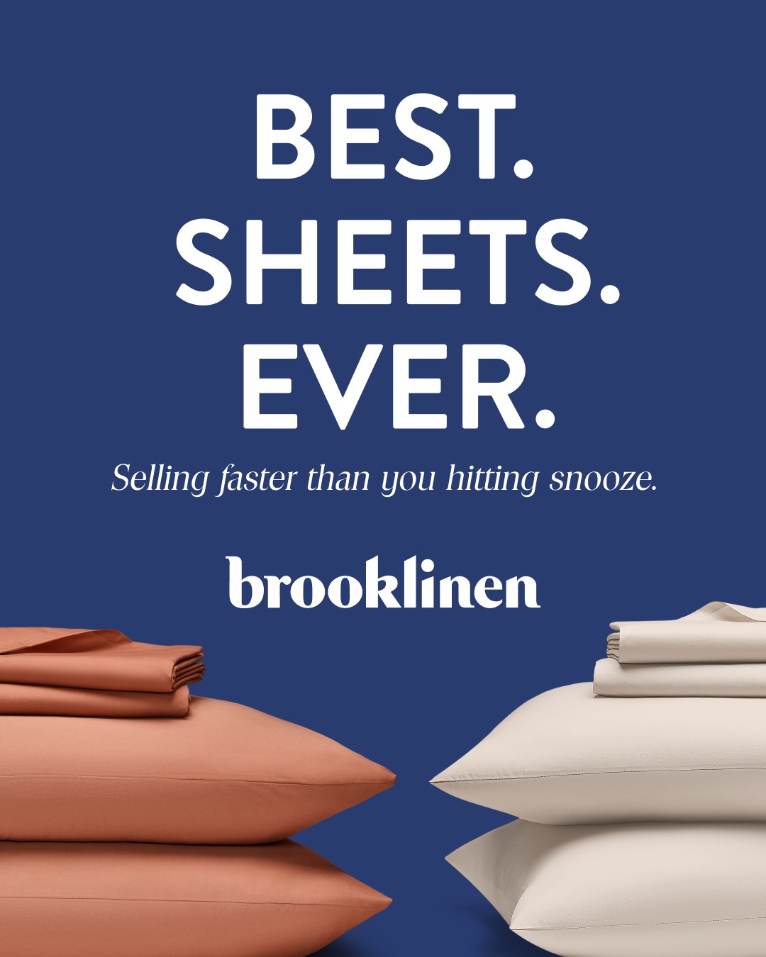Brooklinen static ad reference
