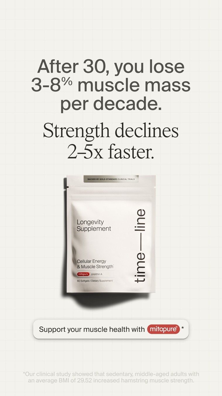Timeline Longevity static ad reference