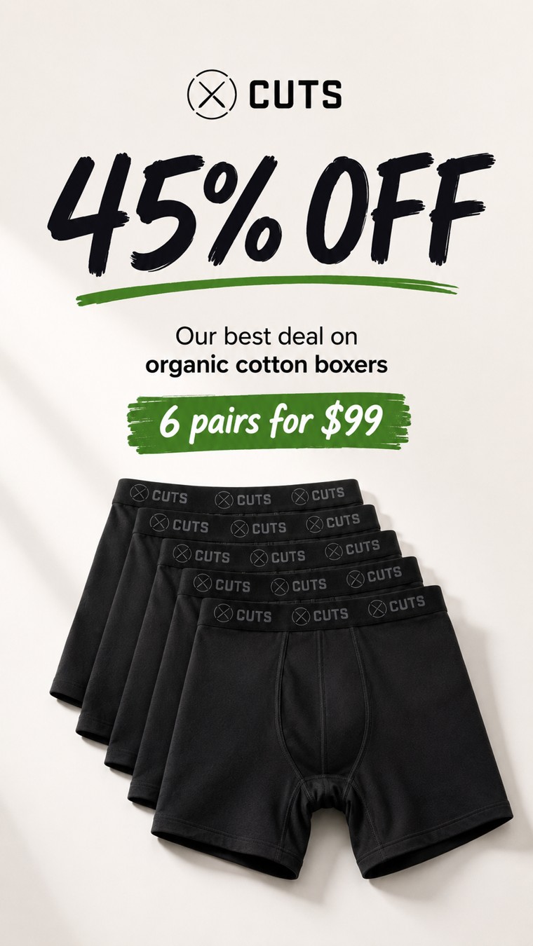 Cuts offer-first banner ad reference
