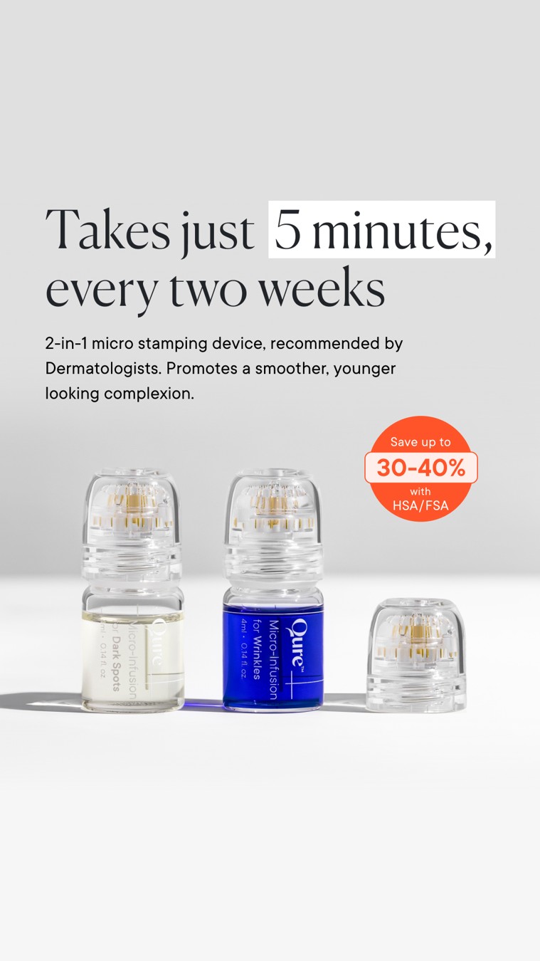 Qure Skincare static ad reference