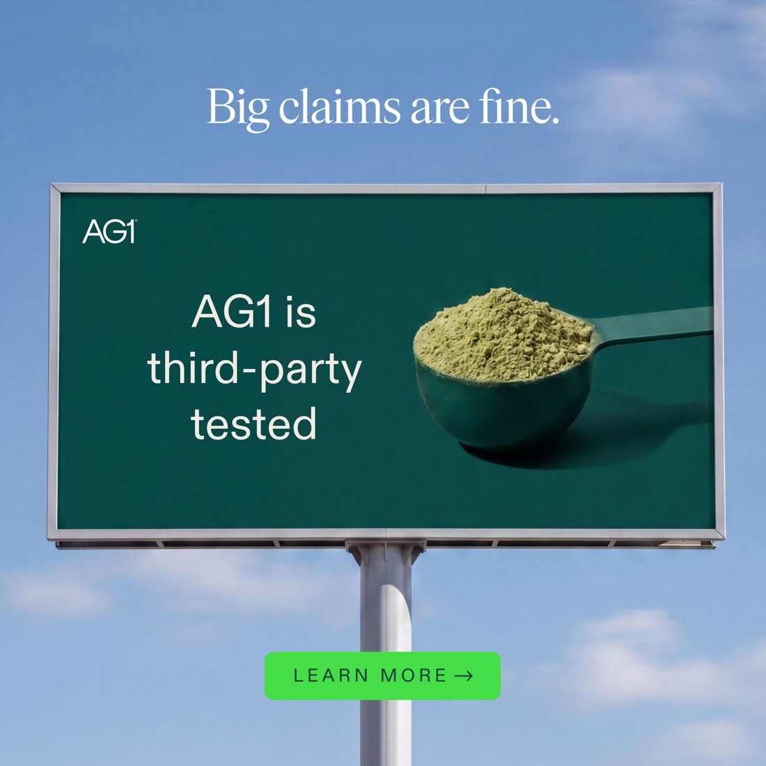 AG1 by Athletic Greens static ad reference