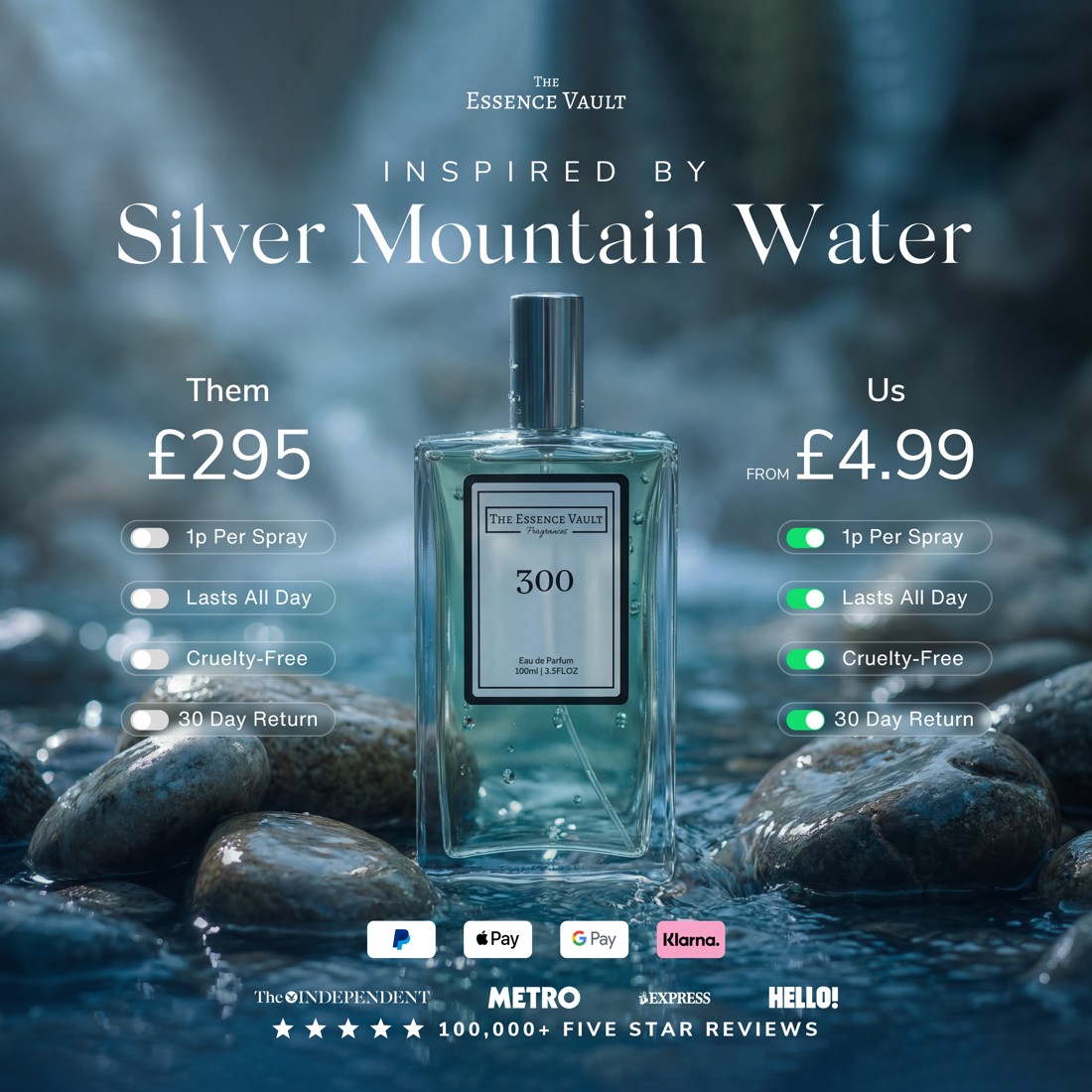 The Essence Vault static ad reference