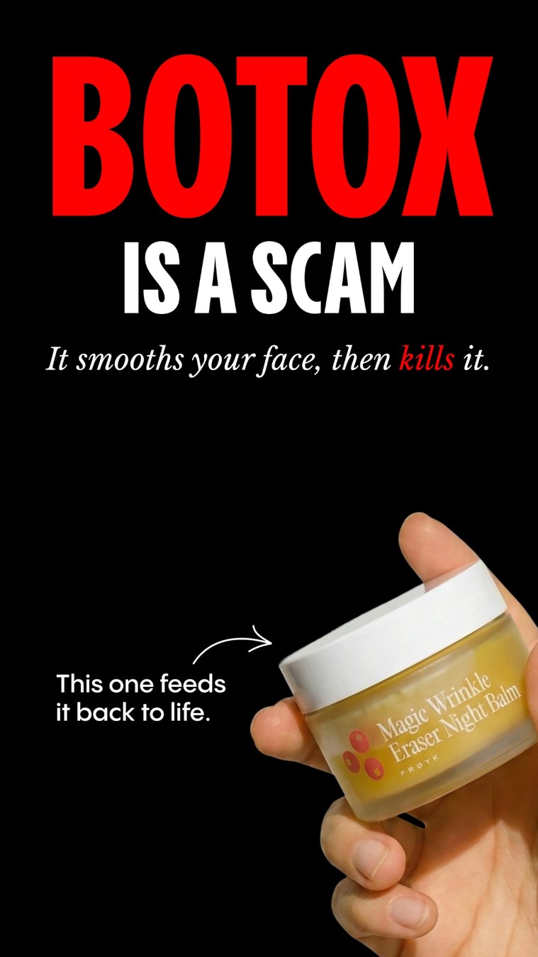 Frøya Organics static ad reference