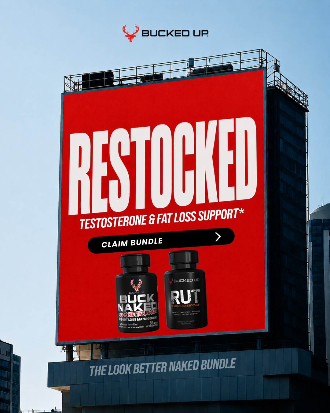 Bucked Up static ad reference