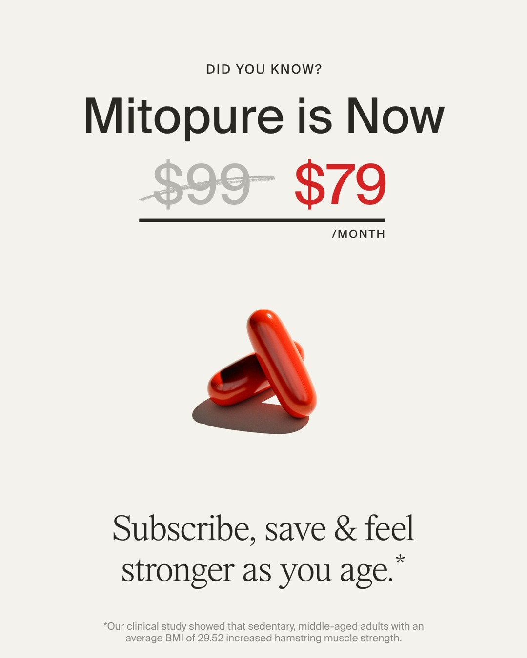 Timeline Longevity static ad reference