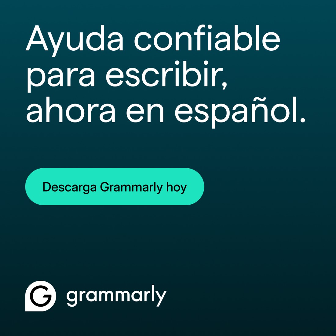 Grammarly static ad reference