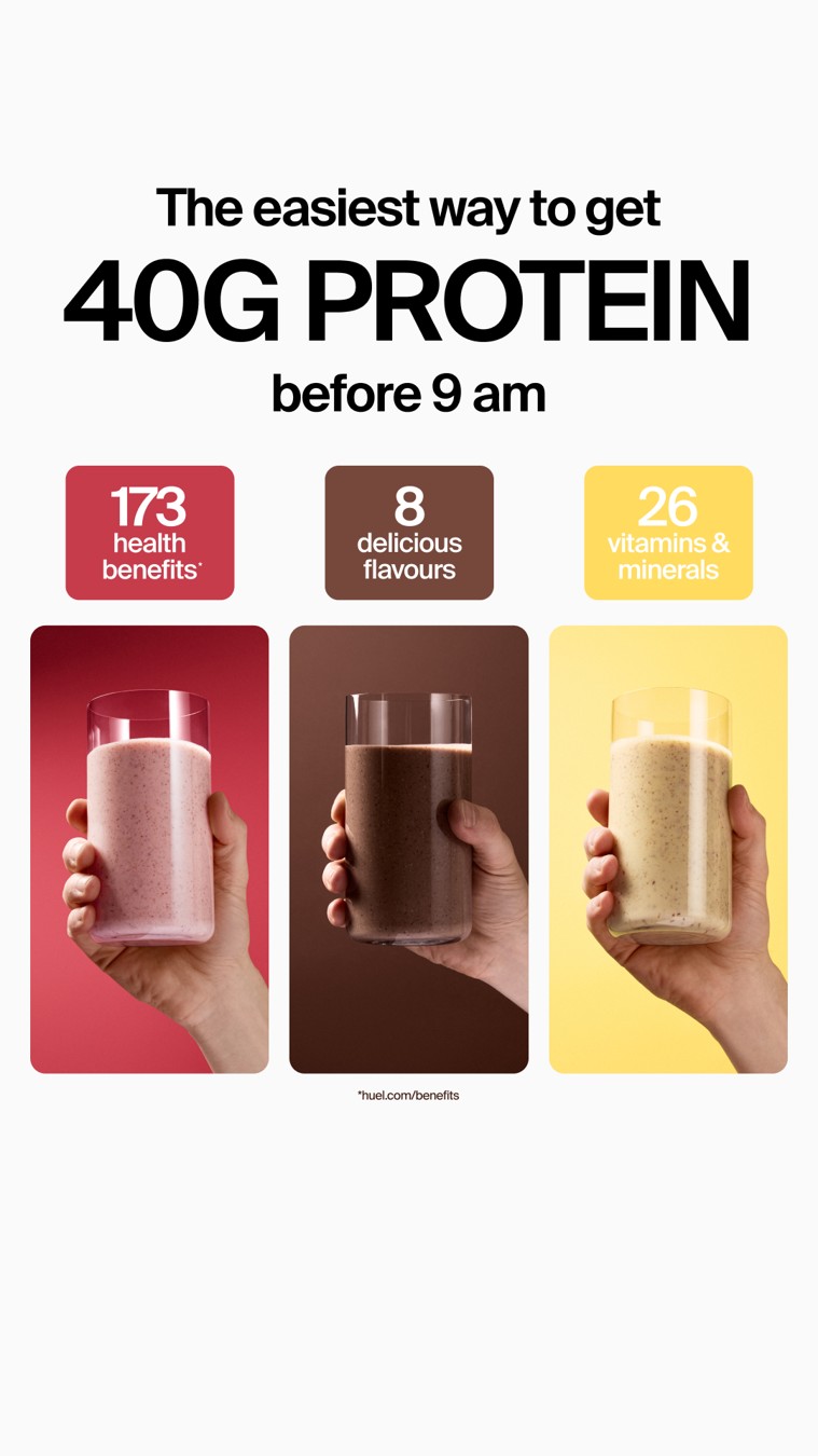 Huel static ad reference