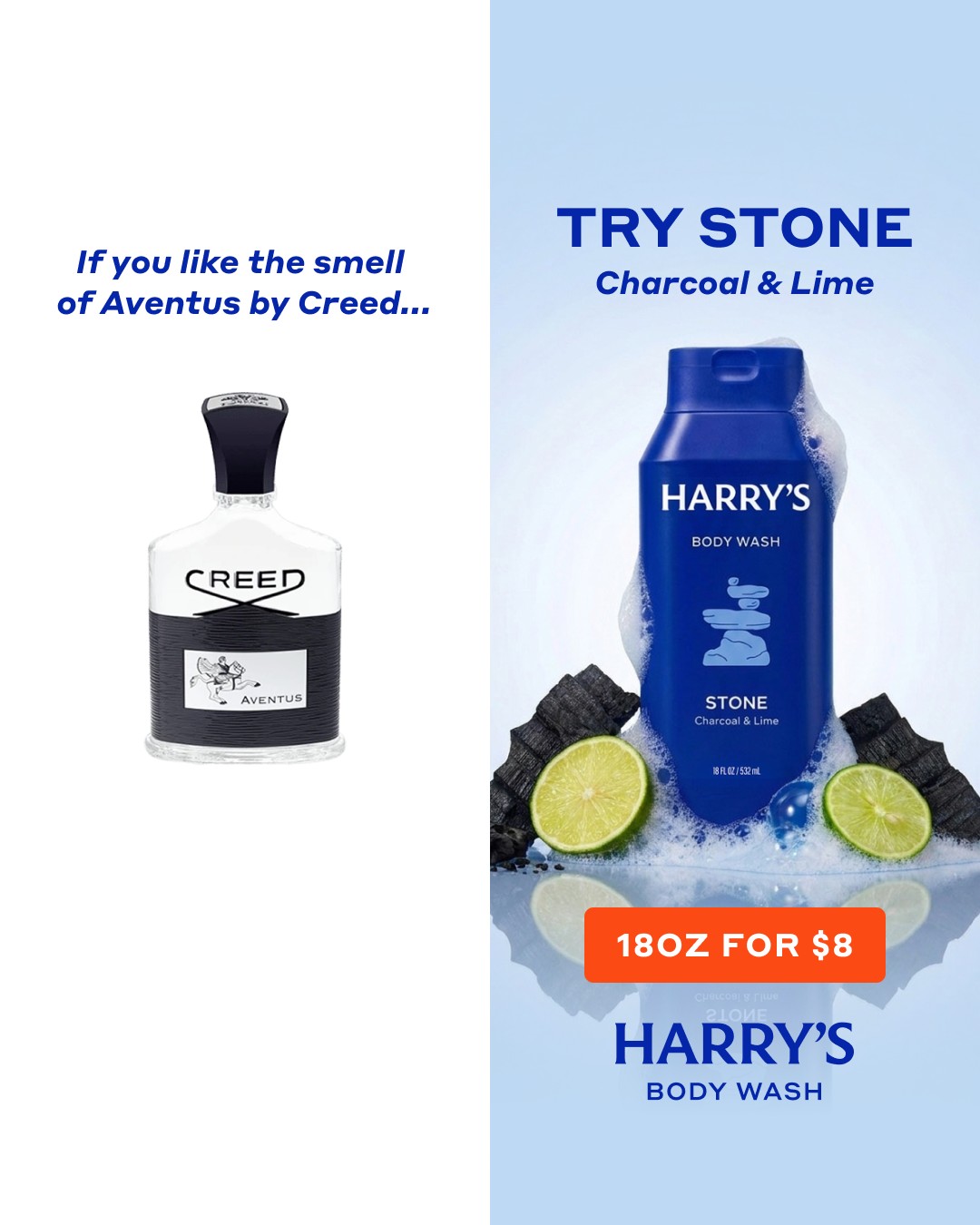 Harry's static ad reference