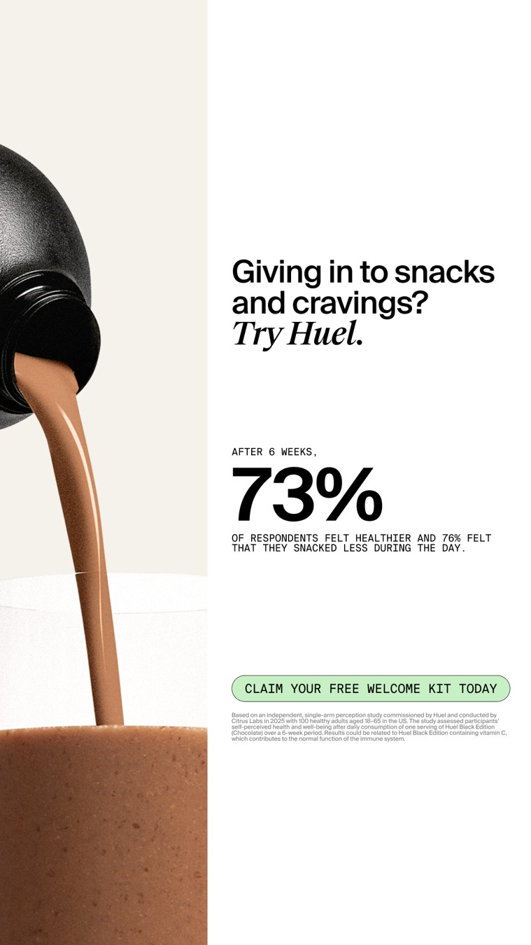 Huel static ad reference