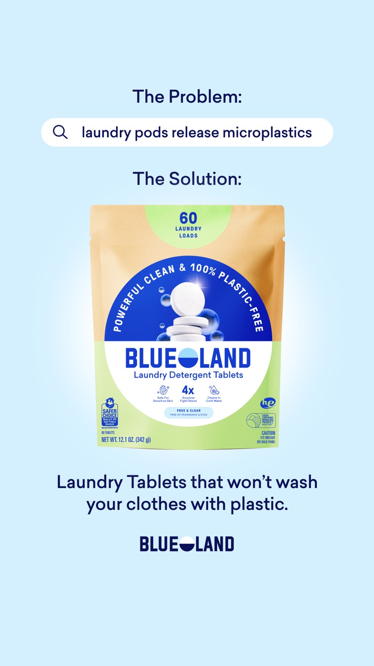 Blueland static ad reference