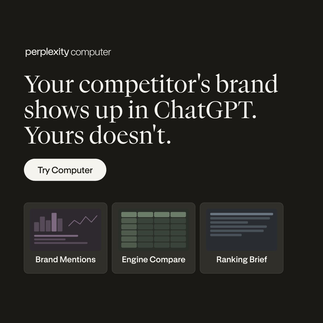 Perplexity AI static ad reference