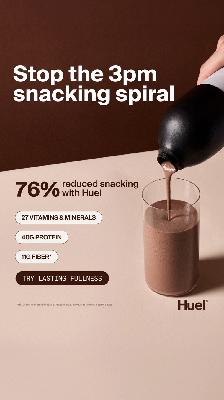 Huel static ad reference